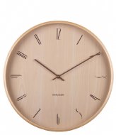 Karlsson Wall Clock Suave Wood Light Wood (KA5994WD)