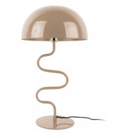 Leitmotiv Table Lamp Twist Enamel Soft Brown (LM2128LB)