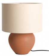 Leitmotiv Table Lamp Alma Cone Caramel Brown (LM2168BR)