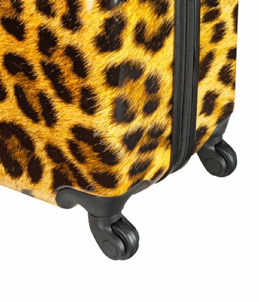 Princess Traveller Hand luggage suitcases Animal Print Small 55cm Leopard