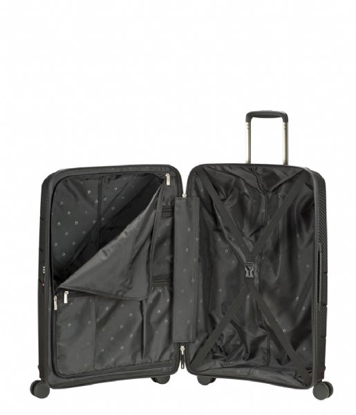 Princess Traveller Hand luggage suitcases Java Small 55cm Black