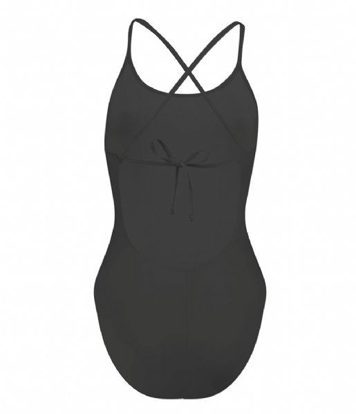Puma Swimsuit Swim Women V-Neck Crossback Swimsuit 1P Black (200)