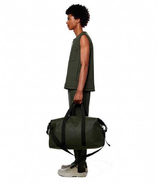 Rains Travel bag Weekend Bag Green (03)