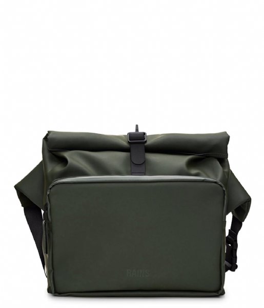 Rains Everday backpack Rolltop Commuter Bag W3 Green (03)