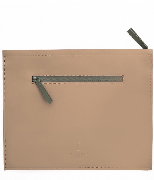 Rains Laptop Sleeve Carry Bag 13 inch soil green (38)
