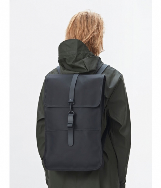 Rains Laptop Backpack Backpack 15 Inch black (01)