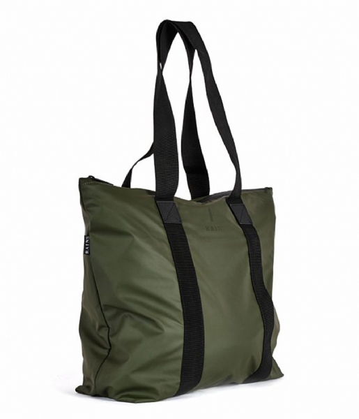 Rains Beach bag Tote Bag Rush green (03)