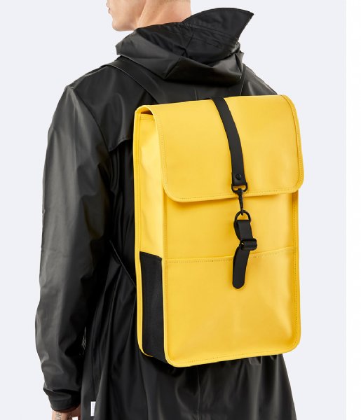 Rains Laptop Backpack Backpack 15 Inch yellow (04)