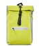 Rains Laptop Backpack Roll Top Rucksack neon yellow (28)