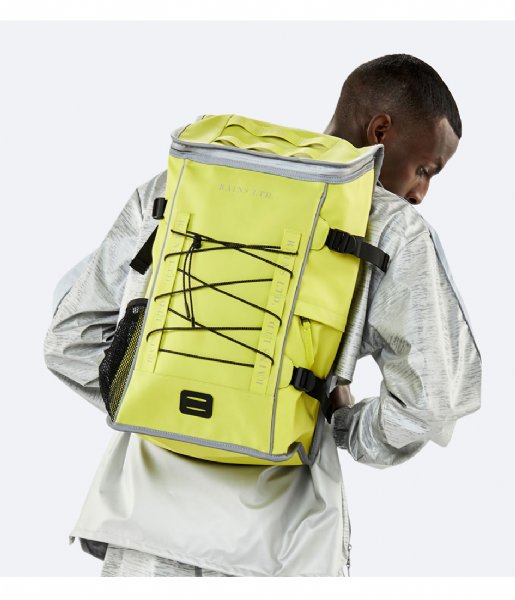 Rains Everday backpack LTD Mountaineer Bag neon yellow (28)
