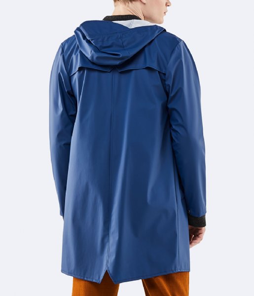 Rains  Long Jacket klein blue (06)