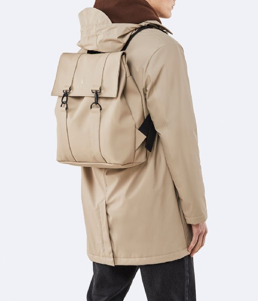 Rains Laptop Backpack Msn Bag 15 Inch beige (35)
