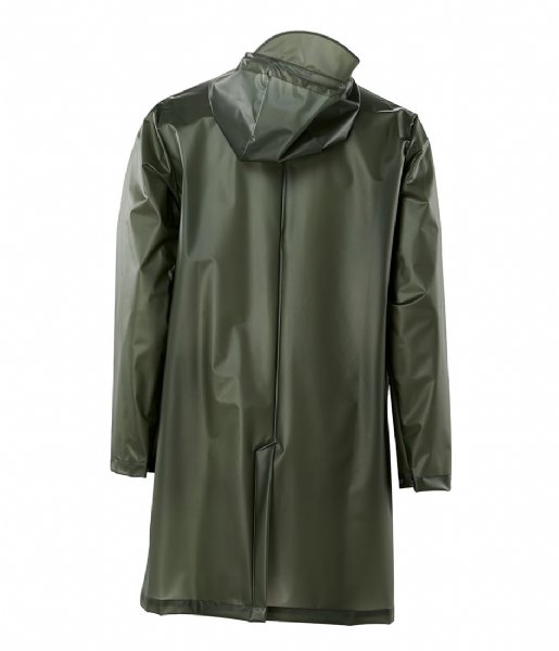 Rains  Hooded Coat foggy green (80)