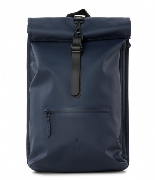 Rains Everday backpack Roll Top Rucksack blue (02)