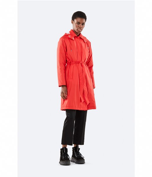 Rains  W Trench Coat red (08)