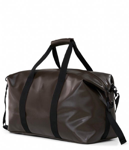 Rains Travel bag Weekend Bag Shiny Brown
