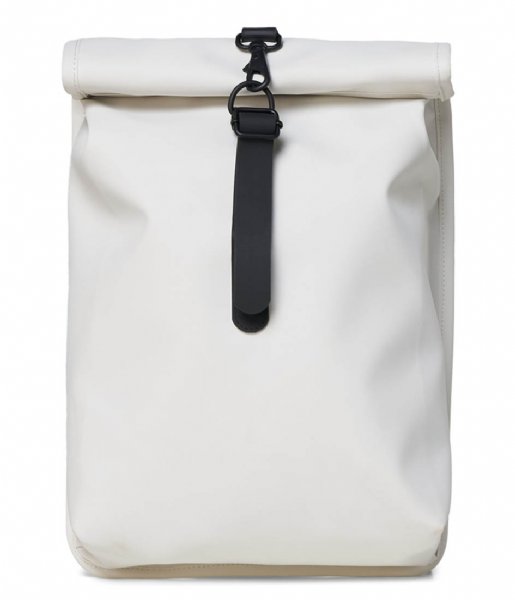 Rains Everday backpack Rolltop Mini Off White (58)