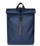Rains Laptop Backpack Rolltop Mini 13 Inch Blue (2)