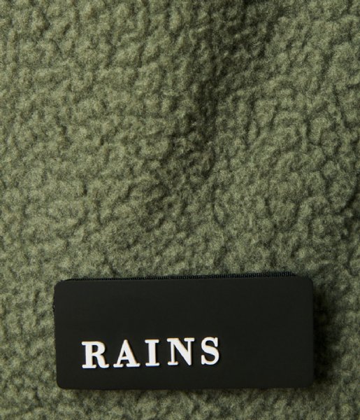 Rains Cardigan Fleece Vest Olive (19)