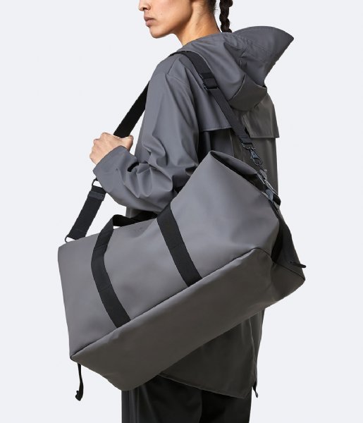 Rains Travel bag Weekend Bag charcoal (18)