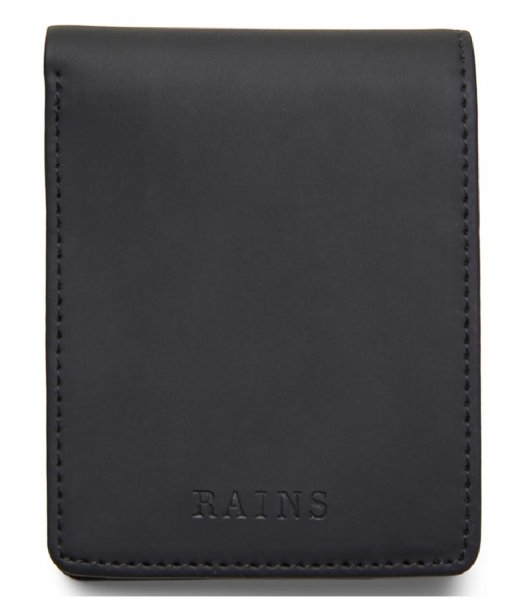 Rains Bifold wallet Folded Wallet Black (01)