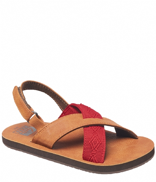 Reef Flip flop Grom Crossover brown red
