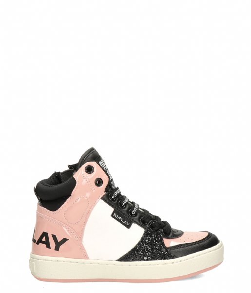 Replay Sneaker Cobra 8CC Black White Pink (0746)