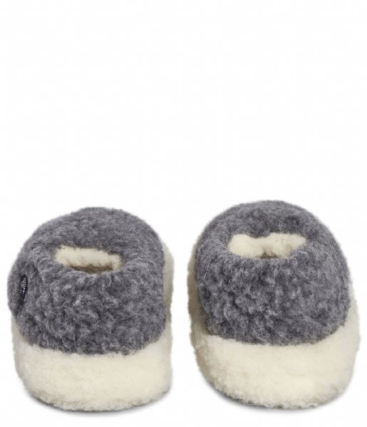 Rue de Wool House slipper The Nordic V2 Iron Grey/Natural