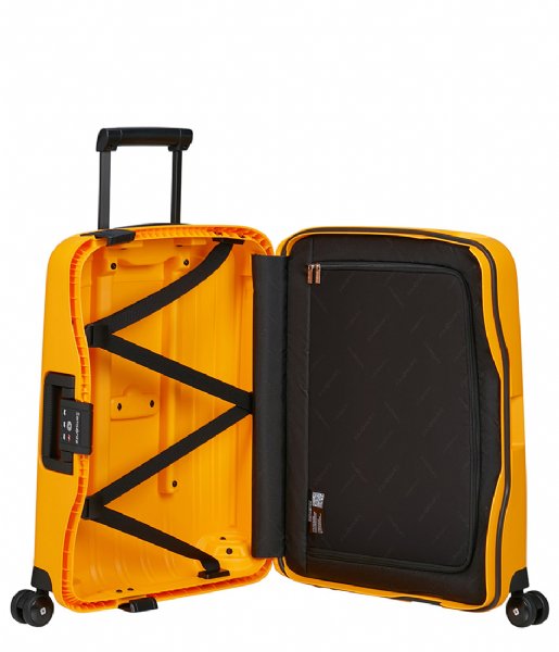 Samsonite Hand luggage suitcases S'Cure Spinner 55 Honey Yellow (6345)