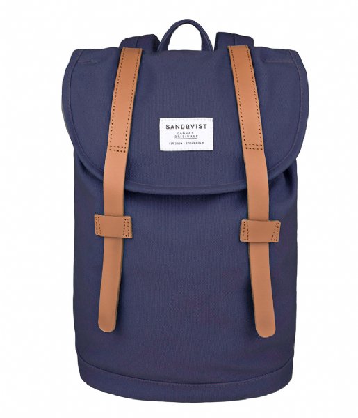Sandqvist Everday backpack Backpack Stig Small blue (1028)