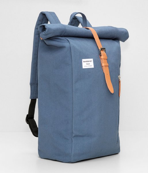 Sandqvist Laptop Backpack Backpack Dante dusty blue (808)