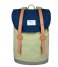 Sandqvist Everday backpack Backpack Stig Mini multi blue sage grey (714)