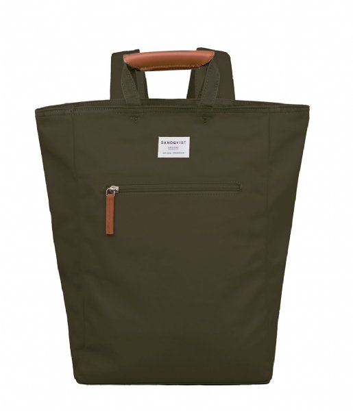 Sandqvist Laptop Backpack Backpack Tony 13 Inch olive (728)
