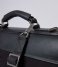 Sandqvist Laptop Backpack Jones Metal Hook black with black leather (1232)