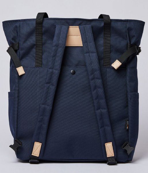 Sandqvist Everday backpack Roger 15 Inch navy with natural (1385)