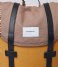 Sandqvist Laptop Backpack Stig 15 Inch multi earth brown with black leather (1359)