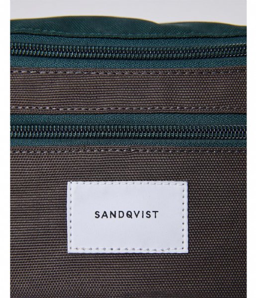 Sandqvist  Aste multi deep green dark grey black leather (1037)