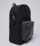 Sandqvist Laptop Backpack Ingvar 15 Inch black twill with navy leather (1317)