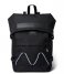 Sandqvist Everday backpack Christoffer 13 Inch Black with black leather  (SQA1566) Q3-20