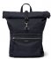 Sandqvist Laptop Backpack Siv 13 Inch Black with Black Leather (SQA1218)