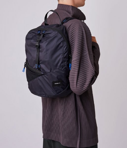 Sandqvist Everday backpack Erland Lightweight Black (SQA1549)