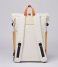 Sandqvist Everday backpack Ilon Multi Yellow/Sand/Olive with natural leather (SQA1
