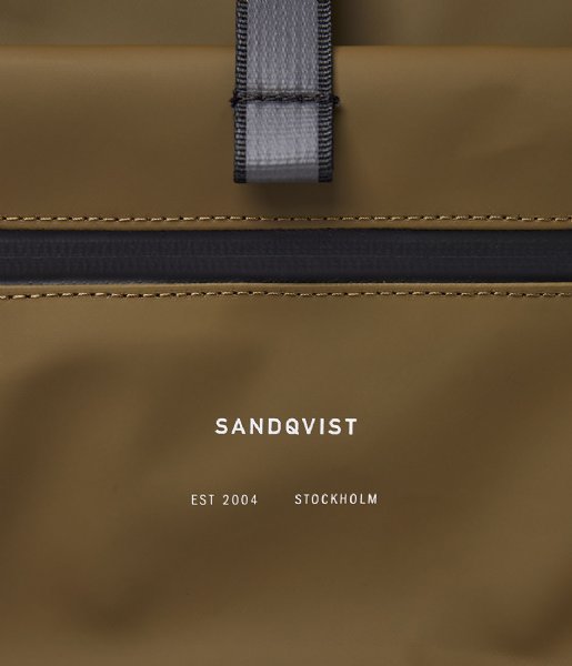 Sandqvist Laptop Backpack Ruben 2.0 13 Inch Olive (SQA1668)