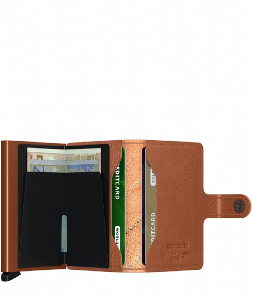 Secrid Card holder Miniwallet Stitch Linea caramello