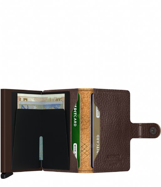 Secrid Card holder Miniwallet Stitch Linea espresso