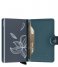 Secrid Card holder Miniwallet Stitch Magnolia petrolio