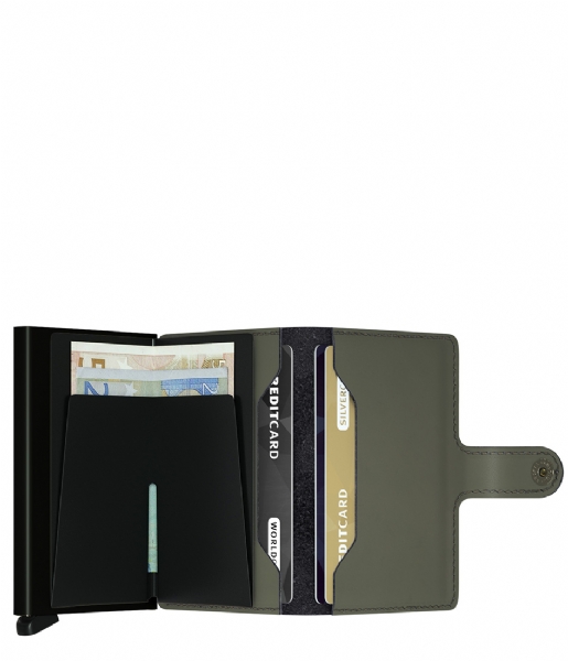 Secrid Card holder Miniwallet Matte green black