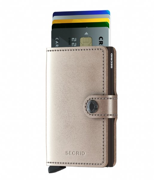 Secrid Card holder Miniwallet Metallic bronze