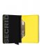 Secrid Card holder Slimwallet Matte black & yellow