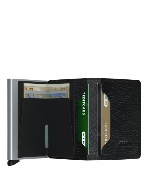 Secrid Card holder Slimwallet Stitch Linea black